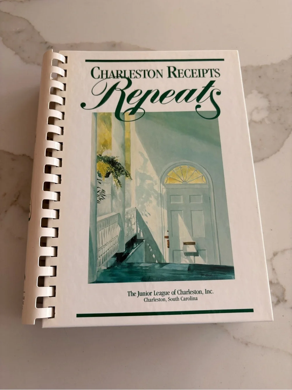 Charleston Receipts Repeats Cookbook - White Cover